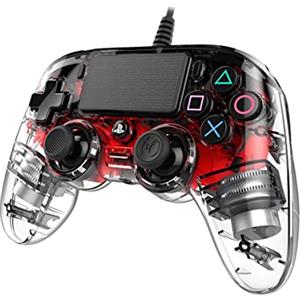 NACON Compact Controller Wired para PS4/PC Iluminado Rojo