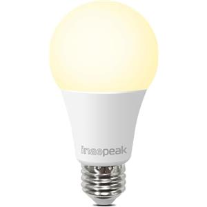 inaepeak E27 WiFi Smart Bulb, lampadina dimmerabile 2700K-6500K in bianco caldo, lampadina LED da 9W da avvitare, funzione timer, funziona con Alexa e Google Home, controllo app Smart Life