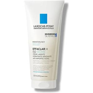 La Roche-Posay Effaclar H Iso Biome Crema Lavante 200 ml - Detergente Lenitivo e Idratante per Viso e Corpo