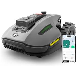 MAMMOTION YUKA mini 700 Robot Tagliaerba Senza Filo Perimetrale, Consigliato 700m², Max. 1100m², Mappatura Automatica Visione AI 3D, Pendenza 50%, 5 Lame a Rasoio Orientabili, con Modulo 4G