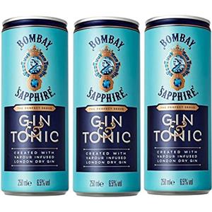 Zeus Party Lattine Gin&Tonic -BOMBAY- Shappire 3, 6, 9, 12 o 24 (3)