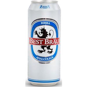 Sicilia Bedda - Birra BEST BRAU ANALCOLICA - 0.50% vol. - FRESCA E GUSTOSA - 12 LATTINE da 50 CL