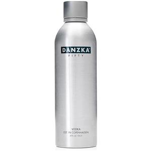 Danzka Vodka FIFTY Premium Distilled 50% Vol. 1l