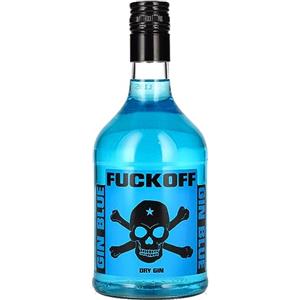 Fuckoff vodka, liqueurs & more Fuckoff GIN BLUE Dry Gin 40% Vol. 0,7l
