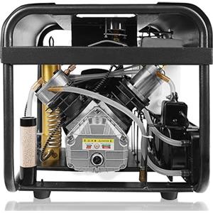 TUXING Compressore d'aria TUXING PCP,sistema di raffreddamento ad acqua e ventola integrato,filtro a doppia filtrazione,versione con arresto automatico,per bombole da sub per bombole di paintball (TXEDT032)