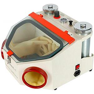 AUYART Pistola professionale per sabbiatura, sabbiatrice, tecnologia dentale, potenza < 50 W, doppia penna, sabbiatrice, strumenti dedicati trasparenti e visibili, 220 V