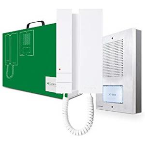 Comelit KAE5061 KAE5061-KIT CITOFONICO MONOFAMILIARE 4+N, Bianco, Set da 2 pezzi