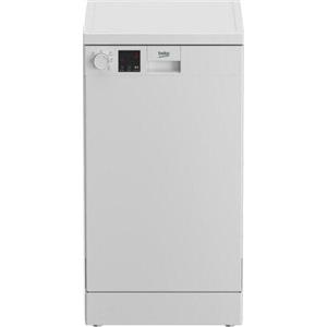 Beko Lavastoviglie A Libera Installazione Beko DVS05024W Slim 10 Coperti Classe E (A85xL44,8xP60) Bianco Porgramma Mini