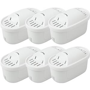 Max Strength Pro Set di cartucce filtranti (confezione da 6) per caraffe Brita Maxtra® & Maxtra+, XL Jugs, ricariche per 6 mesi, senza bisfenolo A, adatte anche per caraffe Mavea, Elemaris, Marella