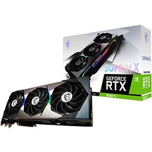 Msi Geforce Rtx 3090 Ti Suprim X 24G, Scheda Grafica Gaming, Nvidia Rtx 3090 Ti, 24 Gb Di Memoria, Nero