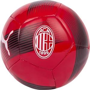A.C. Milan - Mini Pallone ESS, Mini Pallone Prematch, Pallone da Calcio e da Allenamento, Prodotto Ufficiale, Taglia Mini 3, Rosso