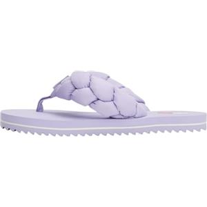 Tommy Jeans Donna Infradito Braided Beach Sandal con Dettaglio a Treccia, Viola (Pale Amethyst), 36