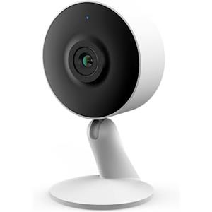 Isiwi Tini Telecamera IP wiFi interno sorveglianza. Rilevazione di movimenti e suoni, Audio bidirezionale,Visione Notturna, Compatibile con Alexa/Google, App per smartphone, 4MP (ISW-BFIT4M)