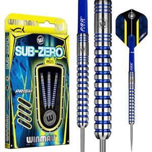 WINMAU Sub-Zero Darts, Freccette Unisex, Blu e Argento, 24 g