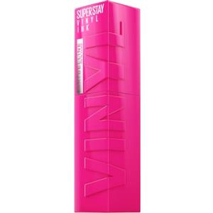 Maybelline New York Rossetto Liquido, Effetto Vinilico, Fino a 16H di Tenuta, Colore Brillante Senza Sbavature, Super Stay Vinyl Ink Pink Mix, Tonalità: 150 Striking