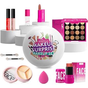 CHSEEO Trousse Trucchi Donna, Set Trucchi Donna, Kit Trucco Make up Completo Tutto in Uno Palette Cosmetica, Valigetta Trucchi con Ombretti Rossetto Correttore Kit Cosmetici per Donne Ragazze Regalo
