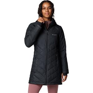 Columbia Heavenly Long Hooded Jacket - Giacca Lunga Impermeabile con Cappuccio e Tecnologia Omni-Heat per Donna