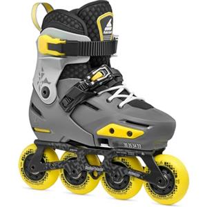 Rollerblade APEX, Pattini in linea Bambino, carbone/giallo, EU: 33-36 (UK 1-4 / US: 2-5)