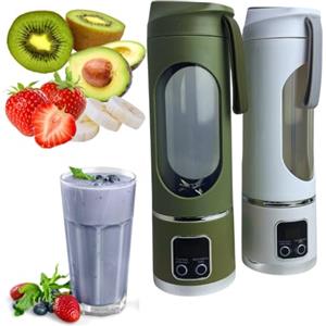 Generico Mini Frullatore Portatile Elettrico, 25W 450ml Mixer Cucina 8 Lame Inox, USB Frullatore Piccolo Tritatutto da Cucina, Frullatore Smoothie Maker Estrattore Frutta Verdura Sbattitore Elettrico