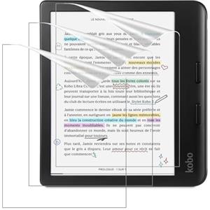 MoKo 3 Pellicole Anti-Riflesso per 7 Pollici Kobo Libra Colour 2024/2025, Pellicola Protettiva in PET Anti Graffio per Kobo Libra 2 7 2021, Compatibile Custodia
