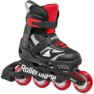 Rollerblade MICROBLADE, Pattini in linea Bambina, nero/rosa, EU: 28-32 (UK 10J-13J / US: 11J-1)