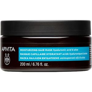 APIVITA Hyaluronic Hydra Maschera Capelli Idratante 200ml - Idratazione Intensa con Acido Ialuronico e Miele