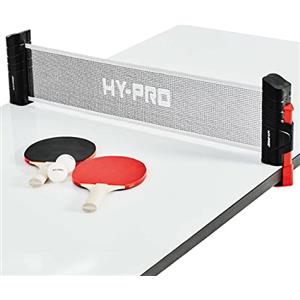 Hy-Pro Set da Ping Pong Portatile, Rete Retrattile, 2 Racchette e 2 Palline