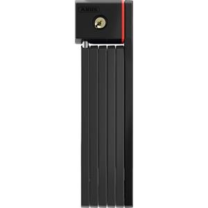 Abus Bordo uGrip 5700 ST Lucchetto Pieghevole con Custodia per Lucchetto - Lucchetto per Bicicletta con Barre Spesse 5 mm - Livello di Sicurezza 7-80 cm - Nero