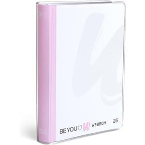 BE YOU - Diario Scuola Webboh 2025/2026, 12 Mesi, 09/25-08/26, Agenda Scolastica con Sticker e Sovracopertina Trasparente, Formato 12,5 x 16,5 cm, Per Ragazzi e Ragazze di Superiori e Medie