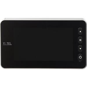 VI.TEL. E0393 12 Spioncino Digitale 4.3 con Sensore di Movimento, Argento