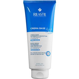 Rilastil Crema Base Nutriente e Protettiva 400ml - Ideale per Pelle Secca e Molto Secca, Uso Quotidiano