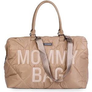 CHILDHOME Mommy Bag Borsa Fasciatoio con Materassino Trapuntata Beige