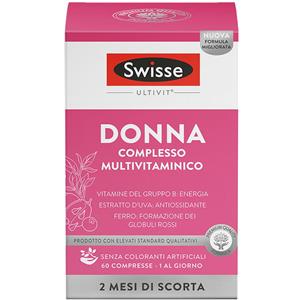 Swisse Multivitaminico Donna - Integratore Alimentare con 13 Vitamine e Minerali - 60 Compresse