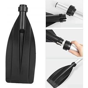 Yanmis Pala per pagaia, 1 Paio di Accessori per la Sostituzione del Remo, Lama per Canoa, Lama per Kayak, Resistente, Nero, Robusta Protezione per la Lama, Pratica Pratica per i diportisti Kayak