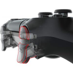 eXtremeRate Clicky Hair Trigger Kit per ps4 Controller CUH-ZCT2 Trigger Stop Cavo Flessibile Blocco Grilletti per ps4 Pro Slim Joystick JDM-040/050/055
