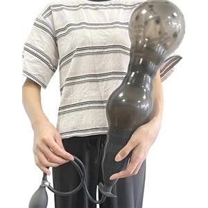 SAHOOSAFETY SM Dildo anale gonfiabile grande plug anale grande plug anale dilatatore della prostata in silicone dilatatore anale vaginale giocattoli sessuali for uomini donne