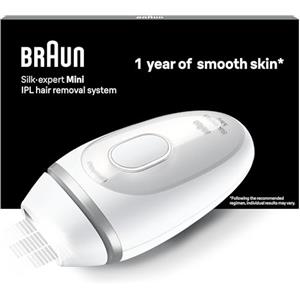 PL1 Braun Silk·expert Mini 1 Epilatore Luce Pulsata, Depilatore Corpo Donna, Alternativa All'Epilazione Laser Peli Donna, Epilazione a Casa, Luce Pulsata Braun, Idea Regalo, PL1100