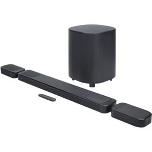 JBL Bar 1000 MK2, Soundbar Bluetooth a 7.1.4 Canali per TV con Altoparlanti Rimovibili, Subwoofer da 10", Audio Surround Dolby Atmos e DTS:X, HDMI eARC, Wi-Fi, PureVoice 2.0 e MultiBeam 3.0, Nera