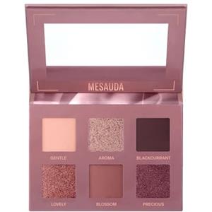 Mesauda Bare Harmony Palette 201 Tender Mauve - Palette di Ombretti con Texture Innovative e Finish Matte e Shimmer