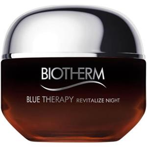 Biotherm Blue Therapy Amber Algae Revitalize Crema Notte 50 ml - Idratante e Rigenerante per una Pelle Giovane