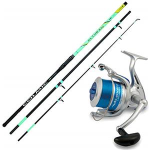 agc Kit da SURFCASTING Composto da Canna COLMIC ALTURA 4,20 m 100-200 gr + Mulinello Linea EFFE Atlantic 8000 con Filo in Bobina