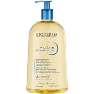 Bioderma Atoderm Huile de Douche 1L - Olio Nutriente e Detergete per Pelle Secca e Atopica