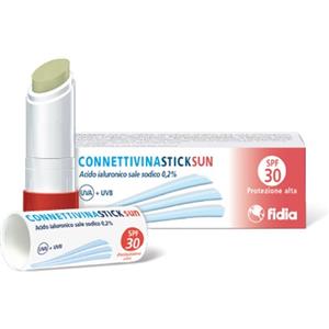Fidia Connettivina Stick Sun SPF30 - Idratante e Protettivo per Labbra Secche 3g