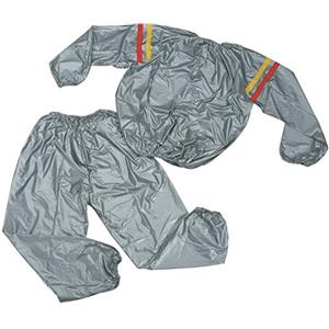 Toorx Tuta Sauna Taglia S/M AHF-009 Unisex Adulto, Grigio argento, 30x32x25
