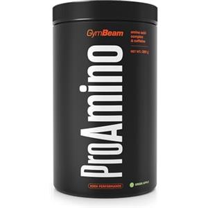 GymBeam ProAmino - Complesso di 9 Aminoacidi Essenziali con Formula GreenEnergy - EAA Aminoacidi Essenziali Polvere - Con BCAA 4:1:1 - Arricchito con Caffeina e Estratti di Tè (390 g, Mela verde)