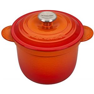 Le Creuset Cocotte Every in ghisa vetrificata, 18 cm, Arancio, 41110180900460