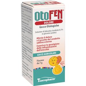 TUSCOPHARM OtoFen DOLORE Gocce Otologiche 7 g - Dispositivo medico con Glicerolo per il dolore