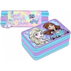 ASTUCCIO SCUOLA 3 ZIP FROZEN DELUXE