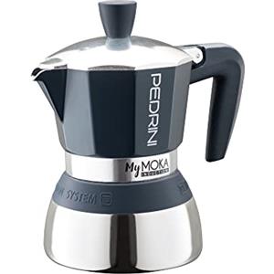 Pedrini Caffettiera MyMoka Induction, Blu notte, in color box (2 tazze)