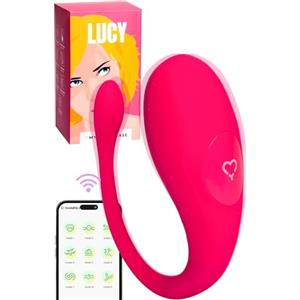 MySecretCase Vibratoreper Donna Professionale - Vibratore per Donne, Ovetto Vibrante con Telecomando a Distanza via App per Clitoride, Stimolatore Sessuale (Rosa)